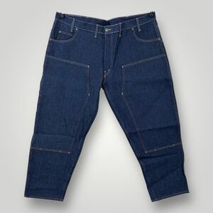 NWT Prison Blues Double Knee Jeans 48x30 USA MADE Mens Baggy Wide PRSN BLU